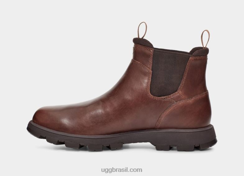 couro castanho 4VTTD1506 UGG homens Hillmont Chelsea