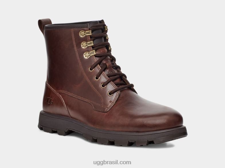 couro castanho 4VTTD1518 UGG homens Kirkson