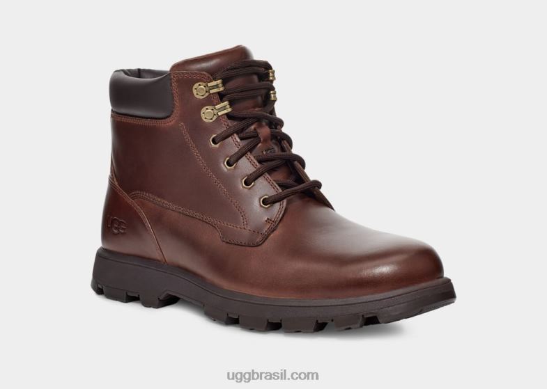 couro castanho 4VTTD1536 UGG homens stenton