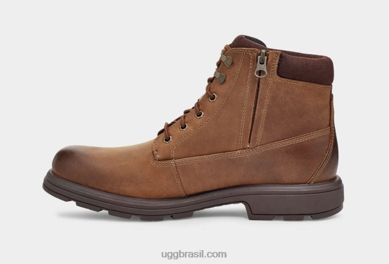 couro de carvalho 4VTTD200 UGG homens biltmore bota cano médio bico liso