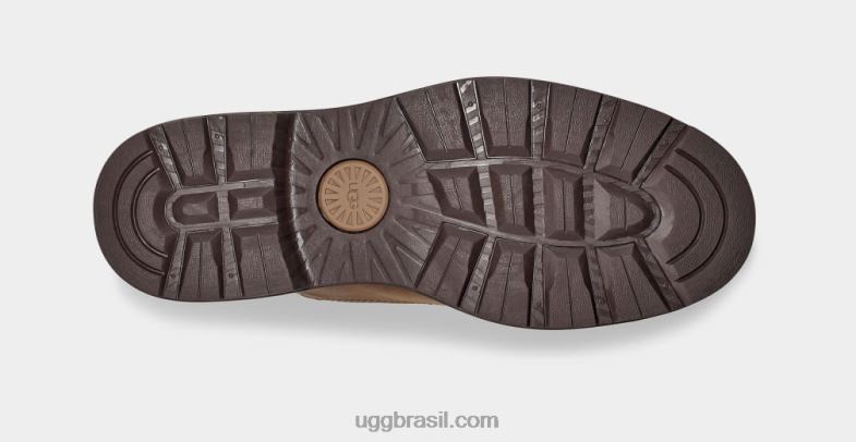 couro de carvalho 4VTTD200 UGG homens biltmore bota cano médio bico liso