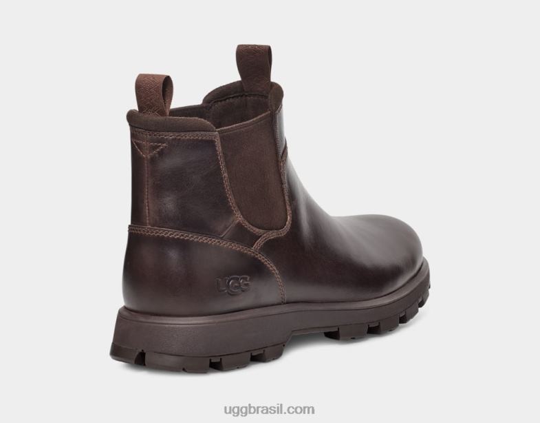 couro pardo 4VTTD1507 UGG homens Hillmont Chelsea