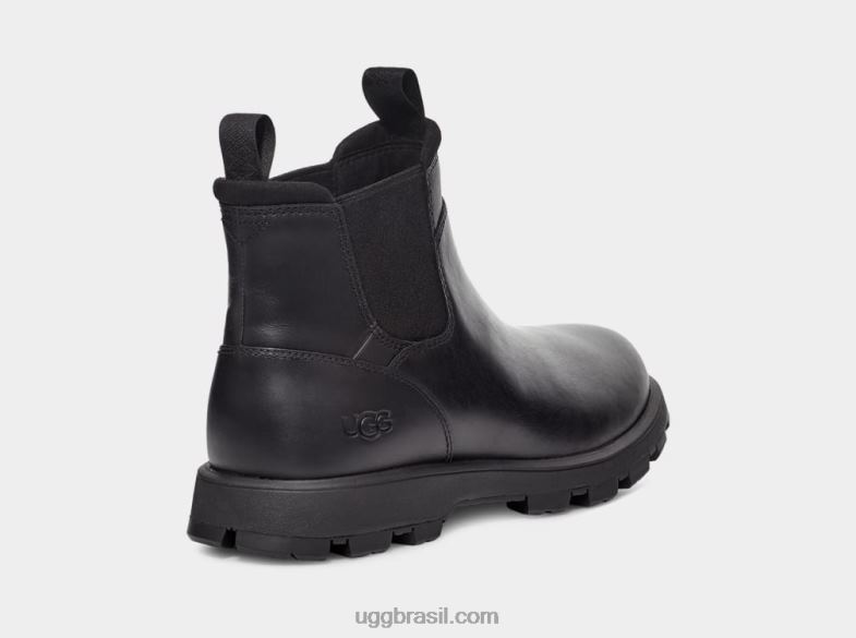 couro preto 4VTTD1505 UGG homens Hillmont Chelsea