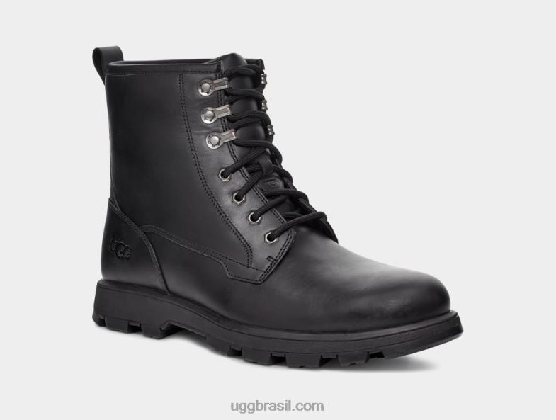 couro preto 4VTTD1517 UGG homens Kirkson