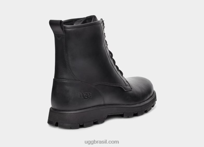 couro preto 4VTTD1517 UGG homens Kirkson