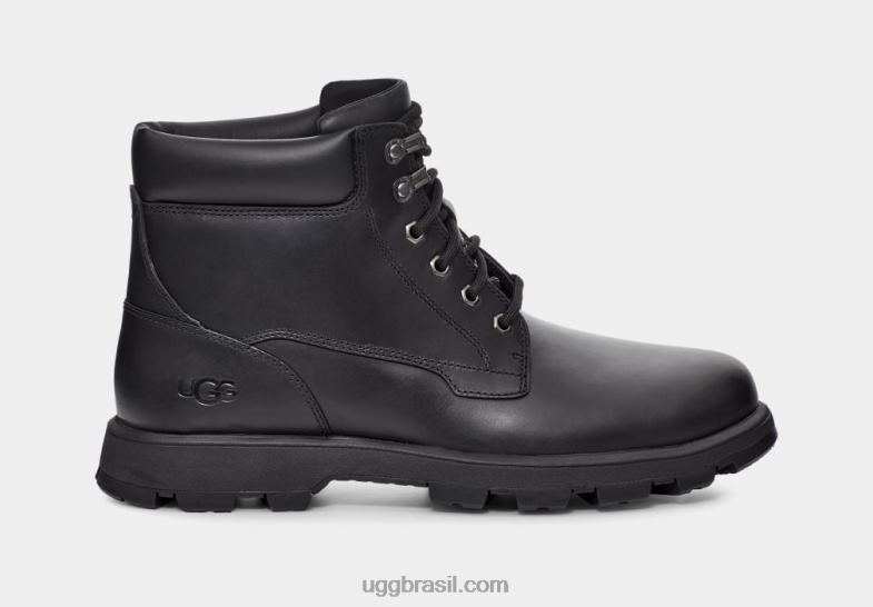 couro preto 4VTTD1535 UGG homens stenton