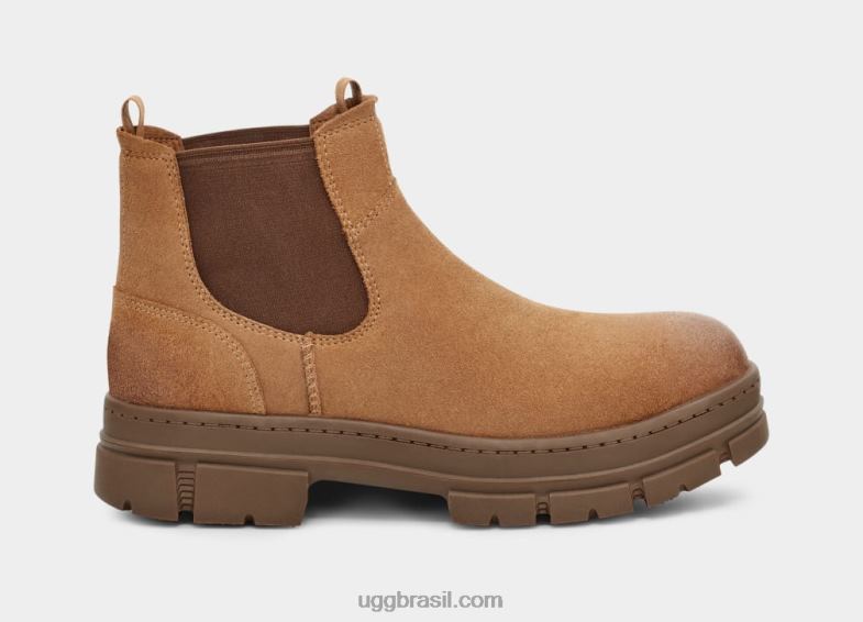 camurça castanha 4VTTD194 UGG homens skyview chelsea camurça