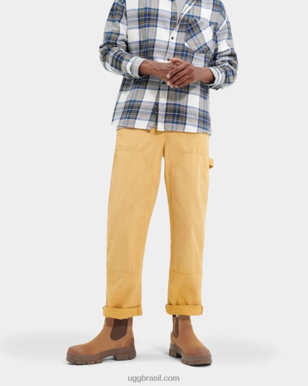 camurça castanha 4VTTD194 UGG homens skyview chelsea camurça