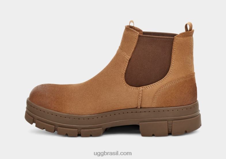 camurça castanha 4VTTD194 UGG homens skyview chelsea camurça