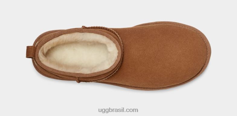 castanha 4VTTD1509 UGG homens clássico ultra mini