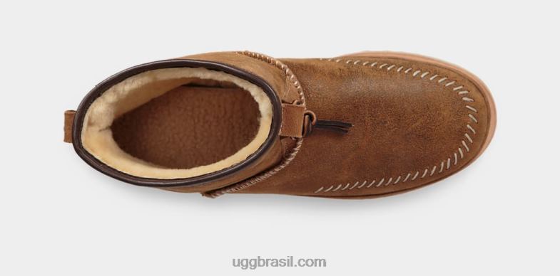 castanha 4VTTD2080 UGG homens bota bombardeiro de acampamento