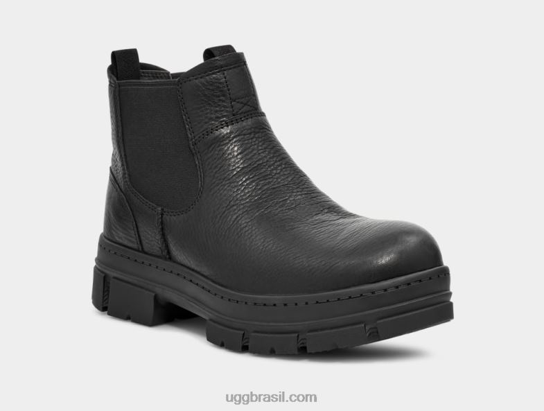 couro preto 4VTTD193 UGG homens skyview chelsea