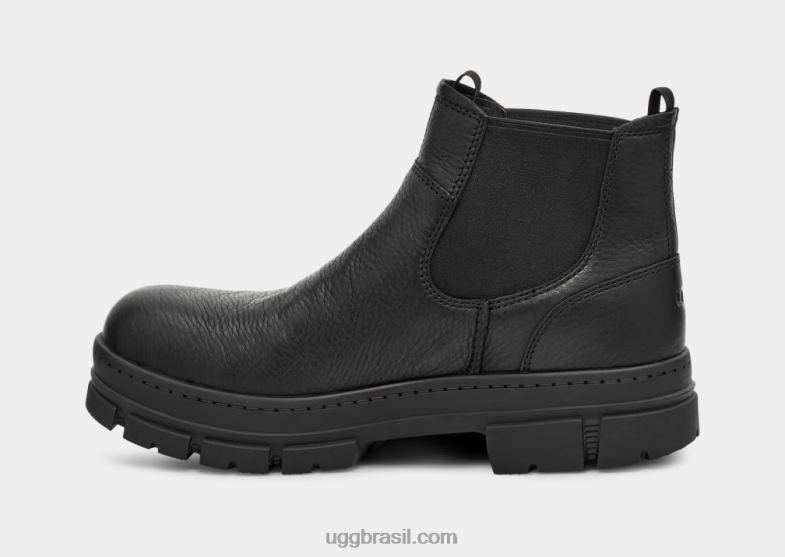 couro preto 4VTTD193 UGG homens skyview chelsea