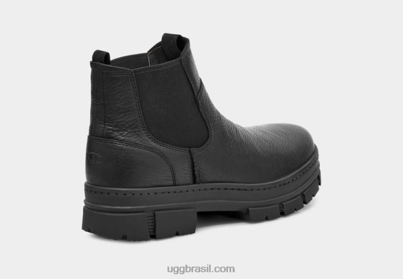 couro preto 4VTTD193 UGG homens skyview chelsea