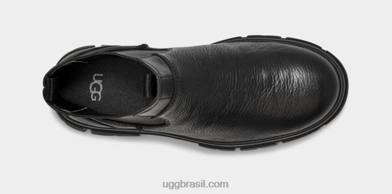 couro preto 4VTTD193 UGG homens skyview chelsea
