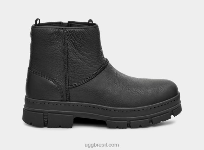couro preto 4VTTD205 UGG homens pull-on clássico skyview
