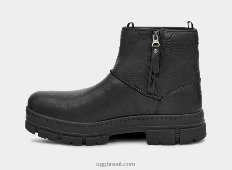 couro preto 4VTTD205 UGG homens pull-on clássico skyview