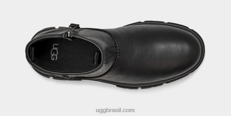 couro preto 4VTTD205 UGG homens pull-on clássico skyview