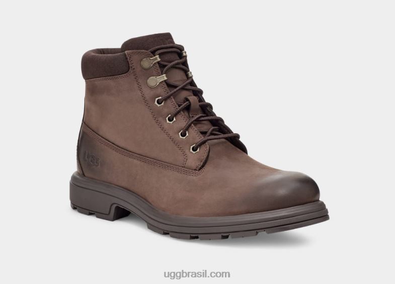 couro resistente 4VTTD1605 UGG homens biltmore bota cano médio bico liso