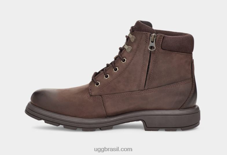 couro resistente 4VTTD1605 UGG homens biltmore bota cano médio bico liso