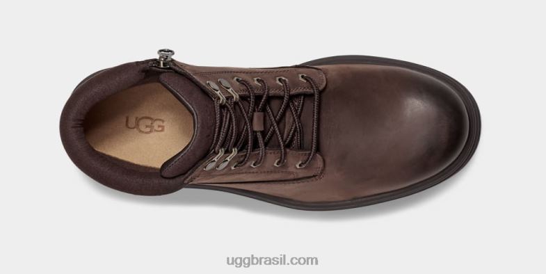 couro resistente 4VTTD1605 UGG homens biltmore bota cano médio bico liso