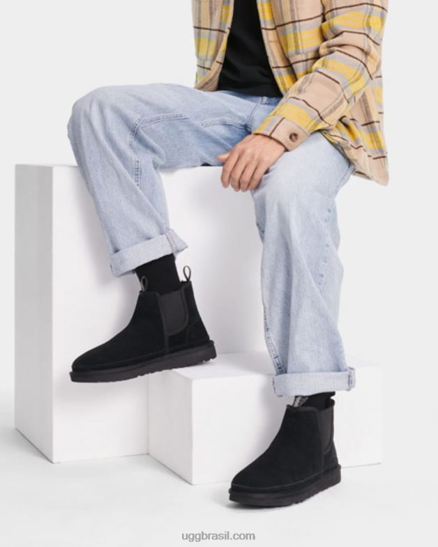 preto 4VTTD1534 UGG homens neumel chelsea