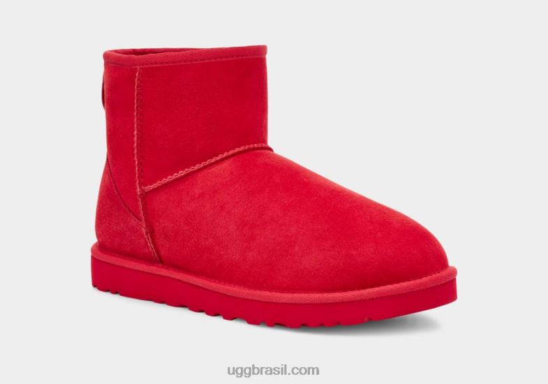 samba vermelho 4VTTD231 UGG homens mini bota classica