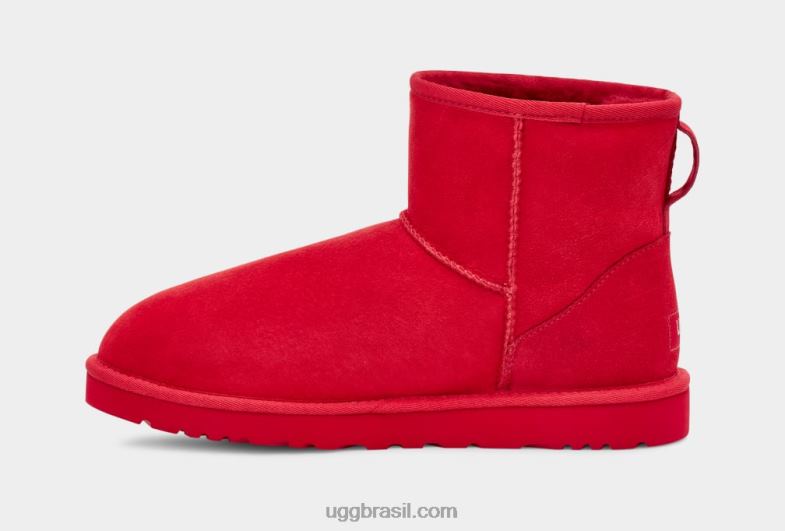 samba vermelho 4VTTD231 UGG homens mini bota classica