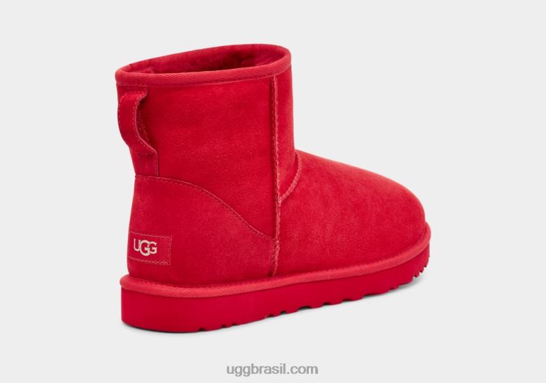 samba vermelho 4VTTD231 UGG homens mini bota classica