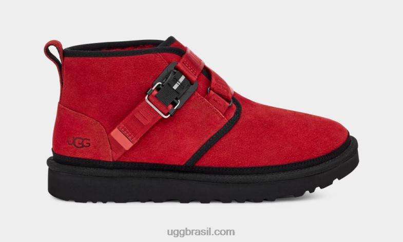 samba vermelho/preto 4VTTD1583 UGG homens neumel clique rápido