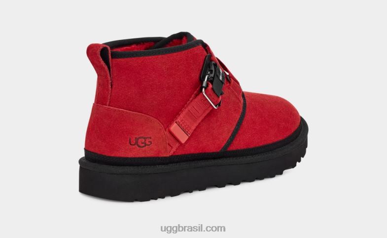 samba vermelho/preto 4VTTD1583 UGG homens neumel clique rápido