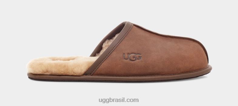 bronzeado 4VTTD2300 UGG homens couro raspado