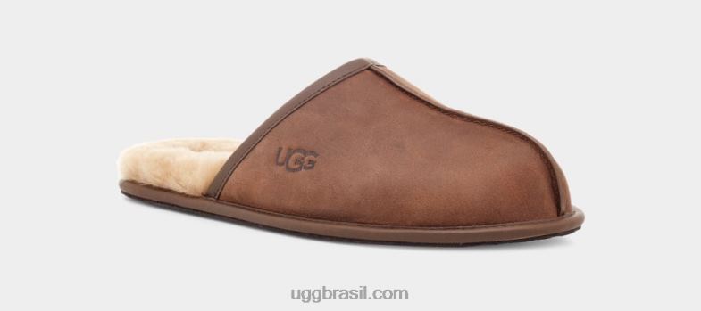 bronzeado 4VTTD2300 UGG homens couro raspado