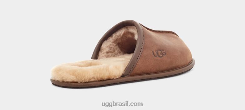 bronzeado 4VTTD2300 UGG homens couro raspado