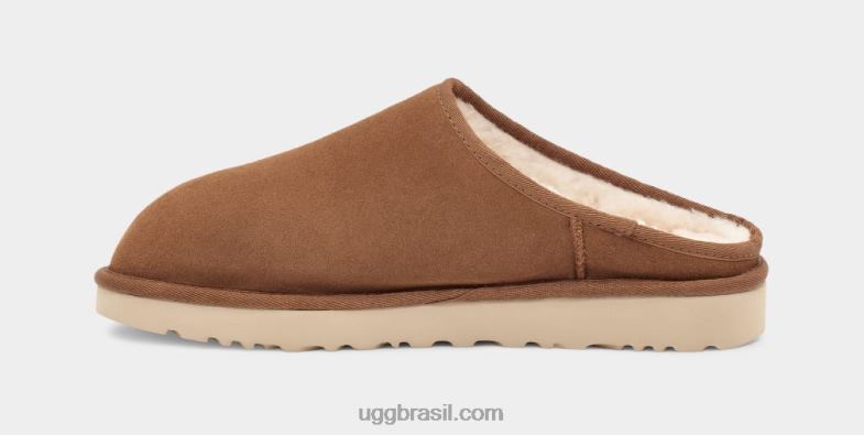 castanha 4VTTD1510 UGG homens clássico sem cadarço