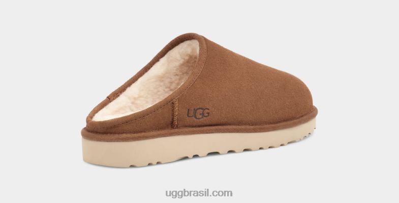 castanha 4VTTD1510 UGG homens clássico sem cadarço