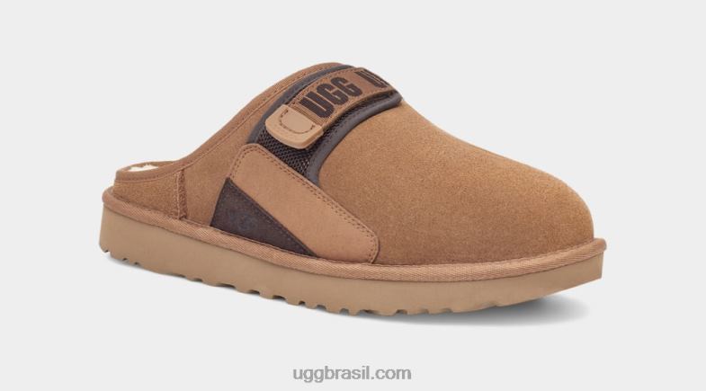 castanha 4VTTD1637 UGG homens deslizamento de dunas