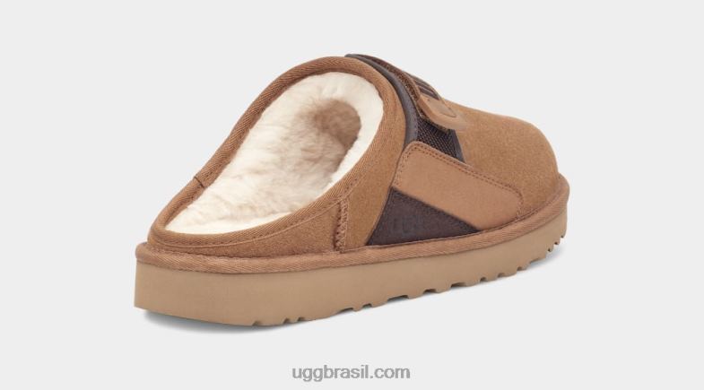 castanha 4VTTD1637 UGG homens deslizamento de dunas