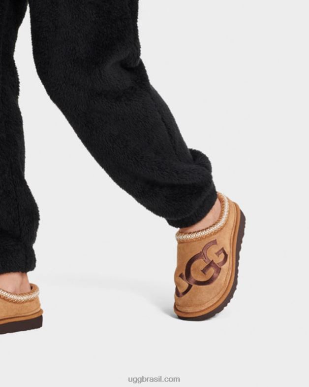 castanha/expresso 4VTTD208 UGG homens logotipo da tasman