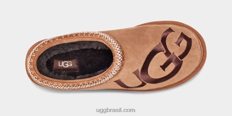 castanha/expresso 4VTTD208 UGG homens logotipo da tasman