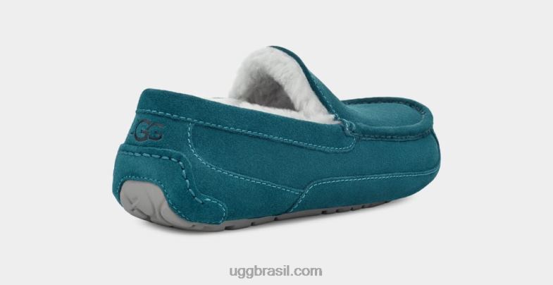 marina azul 4VTTD1424 UGG homens chinelo ascot