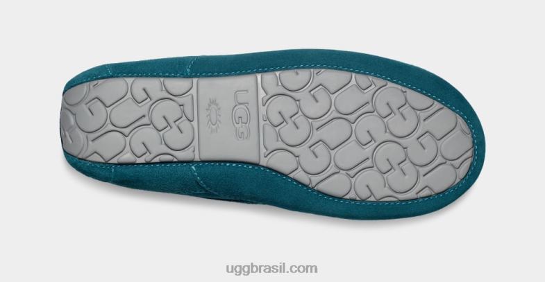 marina azul 4VTTD1424 UGG homens chinelo ascot
