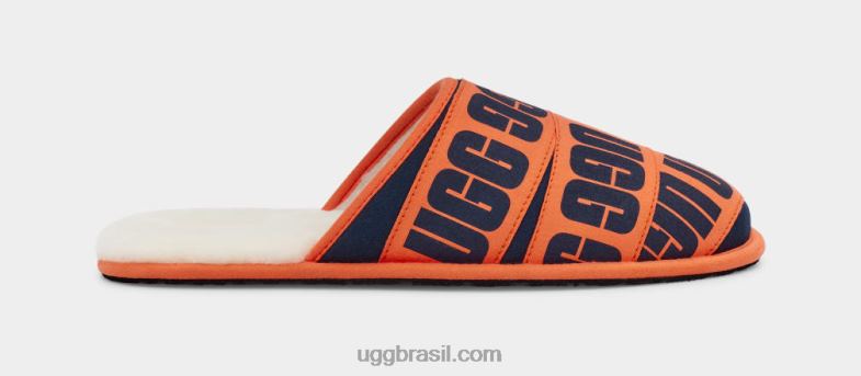 marinho/laranja 4VTTD1595 UGG homens banda gráfica arranhada