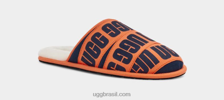 marinho/laranja 4VTTD1595 UGG homens banda gráfica arranhada