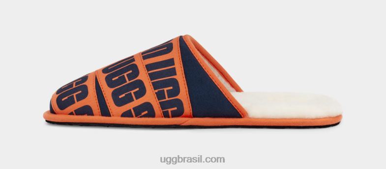 marinho/laranja 4VTTD1595 UGG homens banda gráfica arranhada