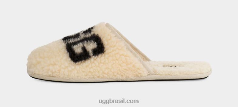 natural 4VTTD1588 UGG homens gráfico encaracolado arranhado