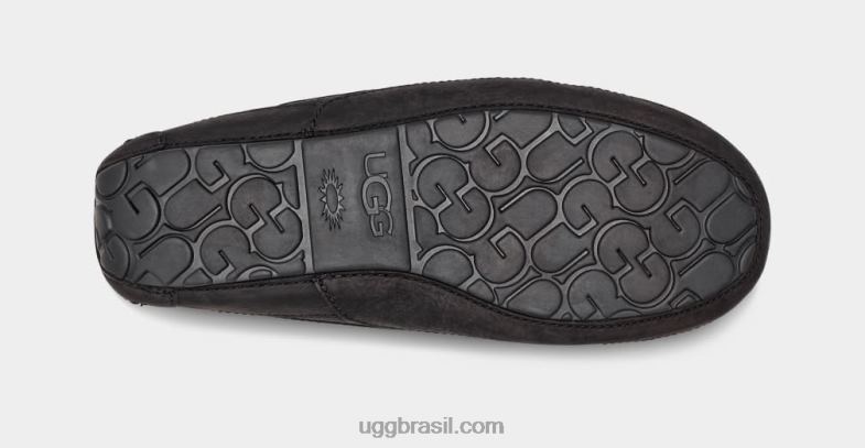 preto 4VTTD1503 UGG homens couro ascot fosco