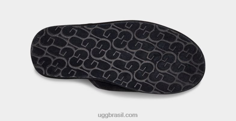 preto 4VTTD1619 UGG homens logotipo arranhado