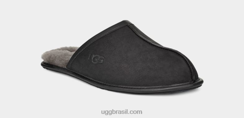 preto 4VTTD2299 UGG homens couro raspado