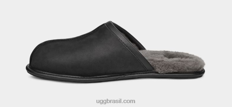 preto 4VTTD2299 UGG homens couro raspado